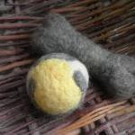 Wool Dog Toys, set of 2 dog..